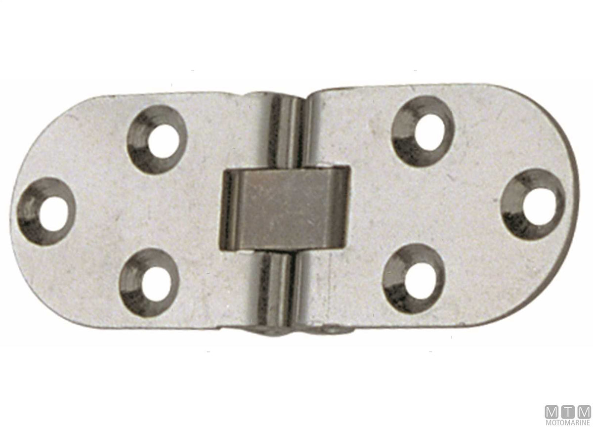 CERNIERA A RIBALTA CON ARRESTO 30X86MM IN ACCIAIO INOX 316