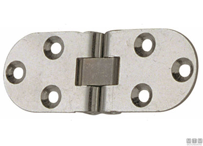 CERNIERA A RIBALTA CON ARRESTO 30X86MM IN ACCIAIO INOX 316