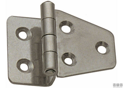 CERNIERA A SBALZO CORTA 40X55MM H10MM IN ACCIAIO INOX