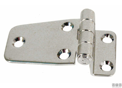 CERNIERA A SBALZO LUNGA 38X65MM H10MM IN ACCIAIO INOX 316