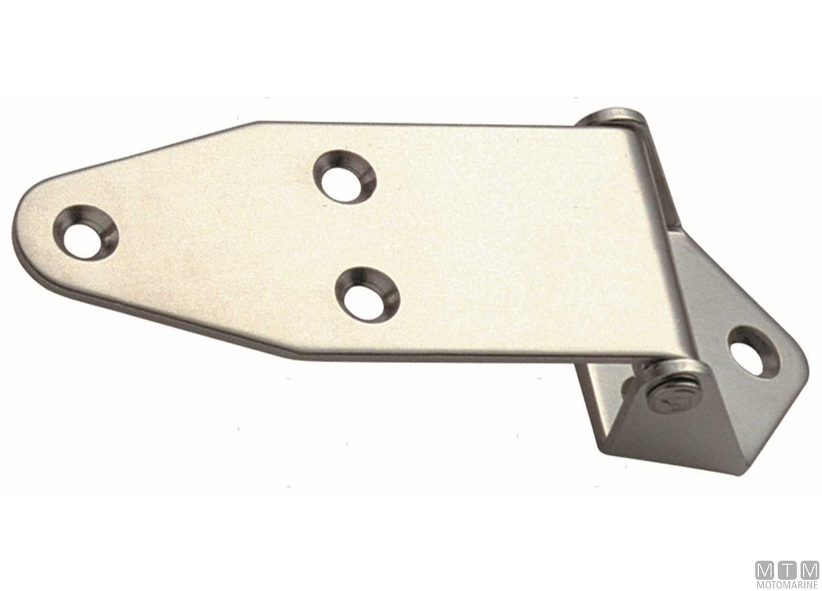 CERNIERA A SBALZO BASSA 40X137MM H24MM IN ACCIAIO INOX 316