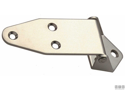 CERNIERA A SBALZO BASSA 40X137MM H24MM IN ACCIAIO INOX 316