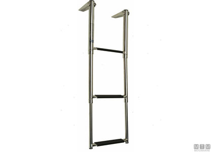 SCALETTA TELESCOPICA A 3 GRADINI PER PLANCE ACCIAIO INOX 316