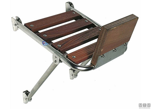 PLANCETTA MINOX L CON SUPPORTO MOTORE ACCIAIO INOX E LEGNO