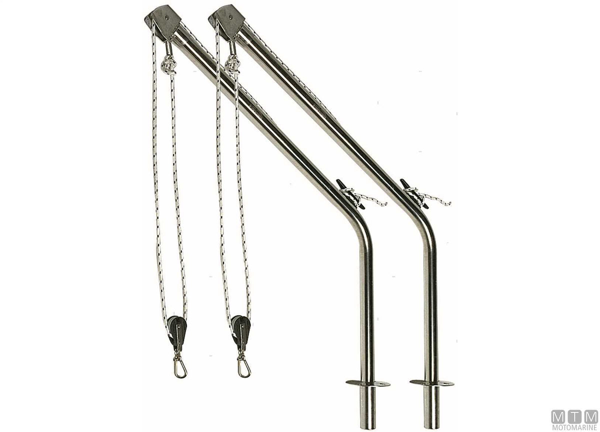 COPPIA GRUETTE ON DECK D60MM ACCIAIO INOX 316
