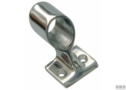 SUPPORTO TERMINALE SINISTRO NEW LINE D22MM ACCIAIO INOX 316