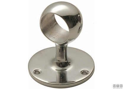 SUPPORTO TERMINALE D35MM OTTONE CROMATO