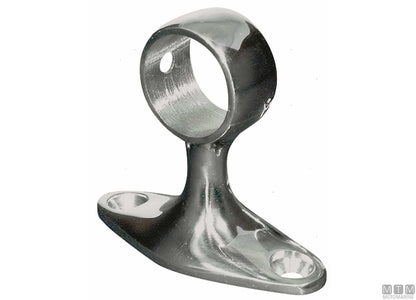 SUPPORTO TERMINALE CLASSICO D25MM ACCIAIO INOX 316