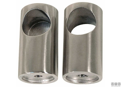 SUPPORTO PASSANTE CILINDRICO D25MM ACCIAIO INOX 316