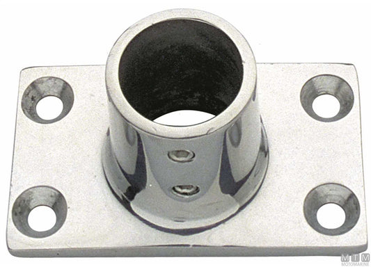 BASE QUADRA 90 D22MM ACCIAIO INOX 316