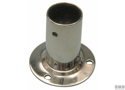 BASE TONDA 90 D25MM ACCIAIO INOX 316 STAMPATO