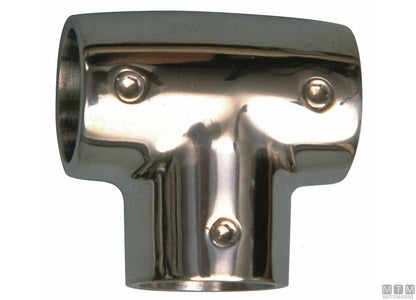 GIUNTO T 90 D22MM ACCIAIO INOX 316