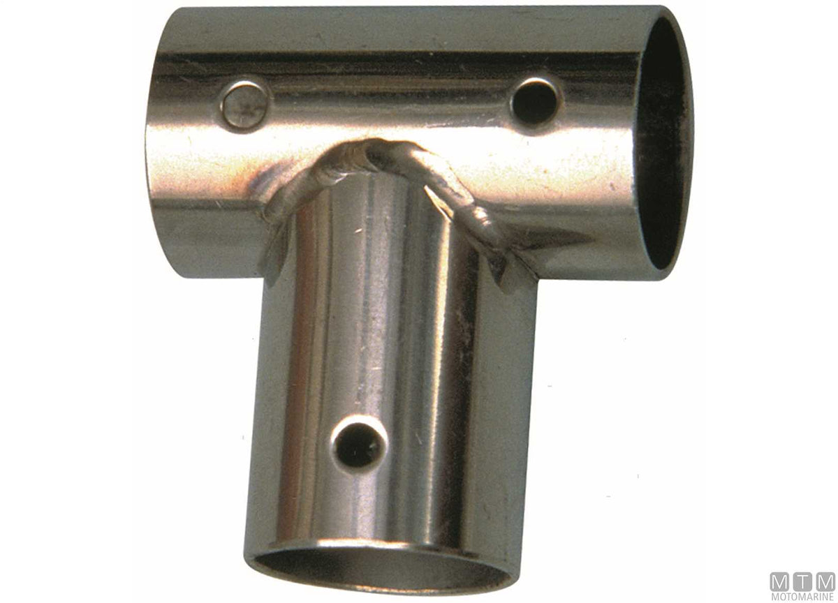 GIUNTO T 90 D25MM ACCIAIO INOX 316 STAMPATO