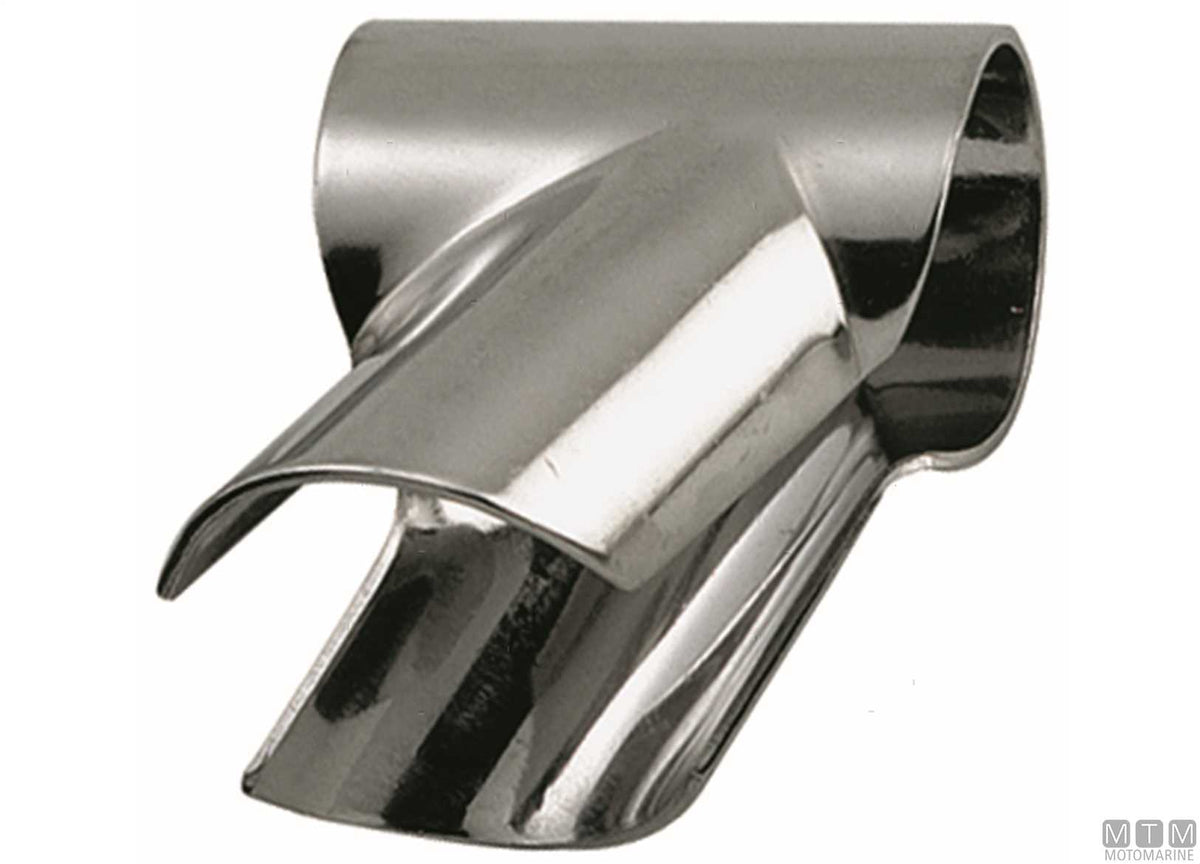 GIUNTO T APERTO 60 D25MM ACCIAIO INOX 316 STAMPATO