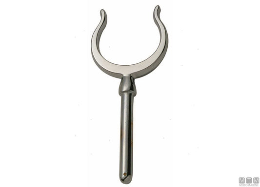 BOCCOLA SCALMIERA LATERALE D14MM OTTONE CROMATO