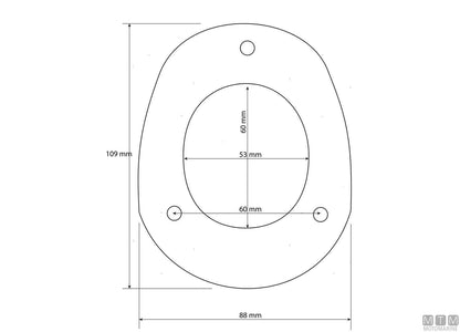 TAPPO PER PORTACANNE D40MM BIANCO