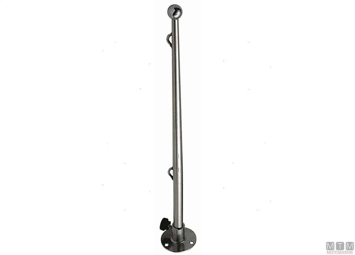 ASTA PORTABANDIERA CLASSIC H600MM IN ACCIAIO INOX