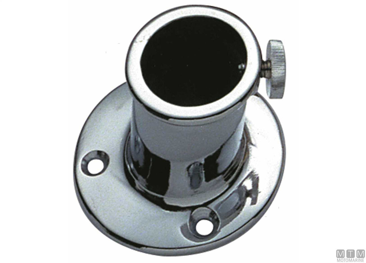 BASE PORTABANDIERA D25MM IN OTTONE LUCIDO