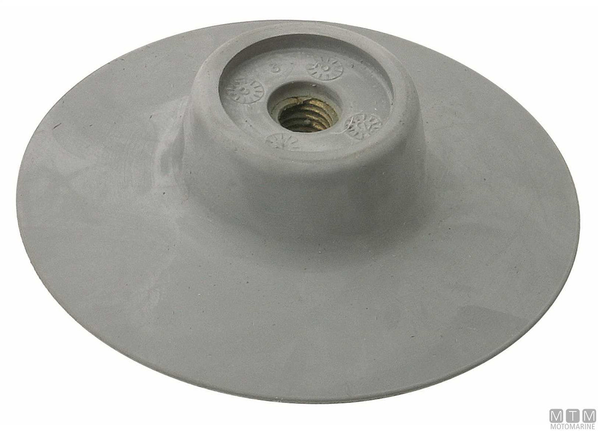 BASE PORTABANDIERA IN GOMMA GRIGIA