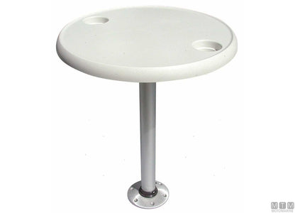 PIANO TAVOLO TONDO D60CM IN ABS BIANCO