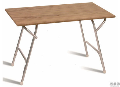 TAVOLINO FORMA M600T 120X75CM H56/73CM IN TEAK/ALLUMINIO
