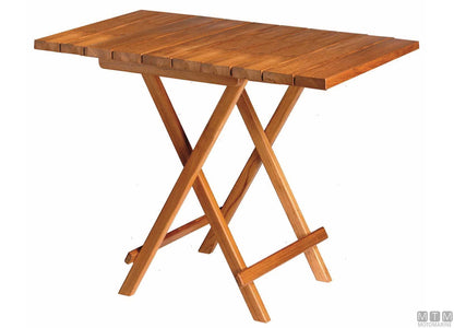 TAVOLINO PIEGHEVOLE MB IN TEAK 80X60CM H75CM