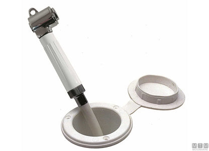 DOCCETTA SHUT-OFF KNOB LISA ABS E OTTONE