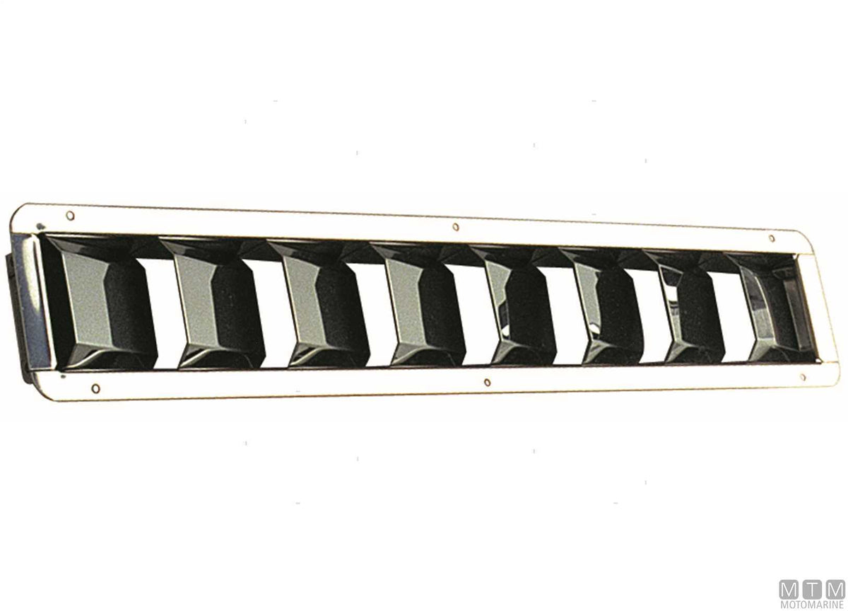PRESA D'ARIA STRETTA 430x75MM IN ACCIAIO INOX