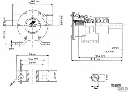 POMPA RAFFREDDAMENTO JOHNSON F4B-8 TENUTA A LABBRO