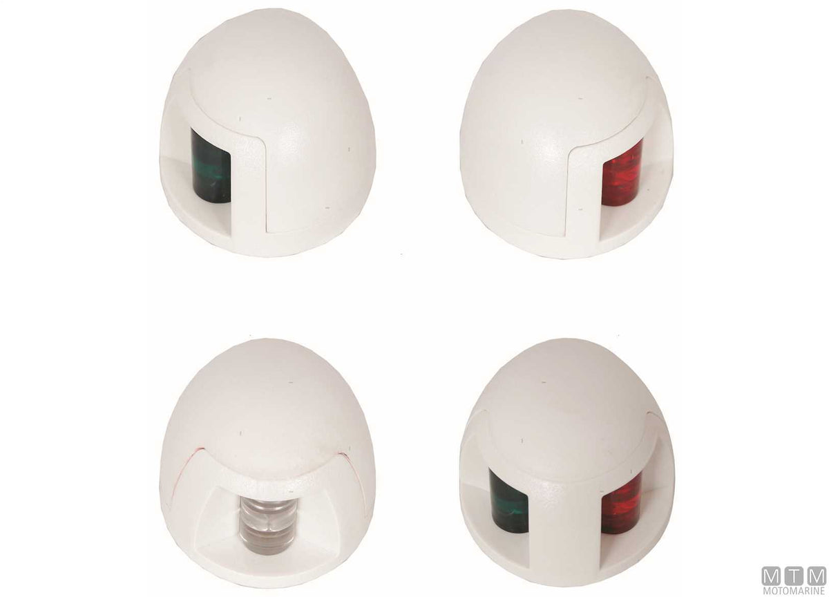FANALE DI VIA LED COMBINATO ROSSO/VERDE COMPACT BIANCO 64X42MM