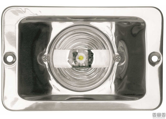 FANALE DI VIA LED 135 POPPA IN ACCIAIO INOX 131X85MM