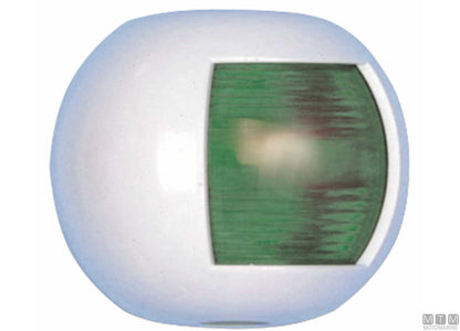 FANALE DI VIA LATERALE VERDE MIDI FLAT BIANCO