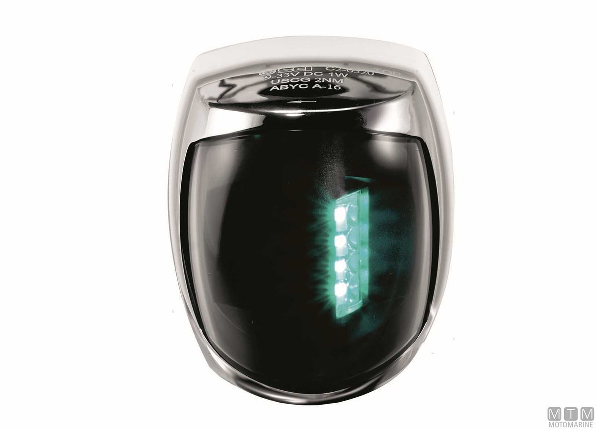 FANALE DI VIA LED LATERALE ROSSO SIRIUS IN ACCIAIO INOX