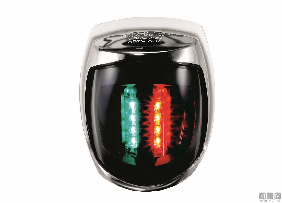 FANALE DI VIA LED LATERALE ROSSO SIRIUS IN ACCIAIO INOX