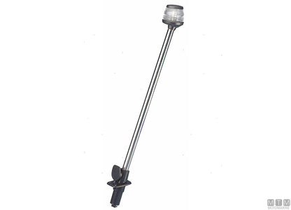 FANALE DI VIA 360 BIANCO SU ASTA ESTRAIBILE BIANCO H60CM