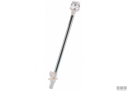 FANALE DI VIA 360 BIANCO SU ASTA ESTRAIBILE BIANCO H60CM