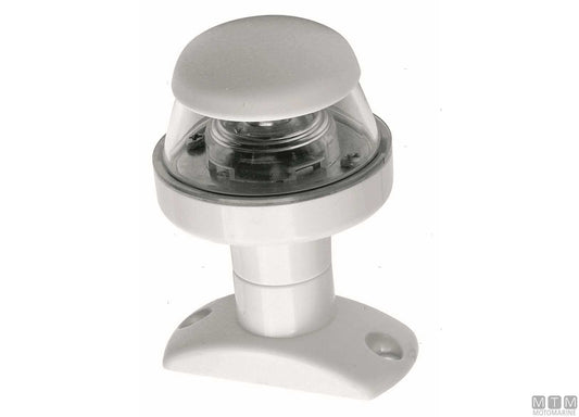 FANALE DI VIA LED 360 BIANCO SU BASETTA CORPO BIANCO