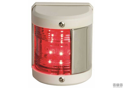 FANALE DI VIA LED LATERALE ROSSO MIDI BIANCO 65X75MM