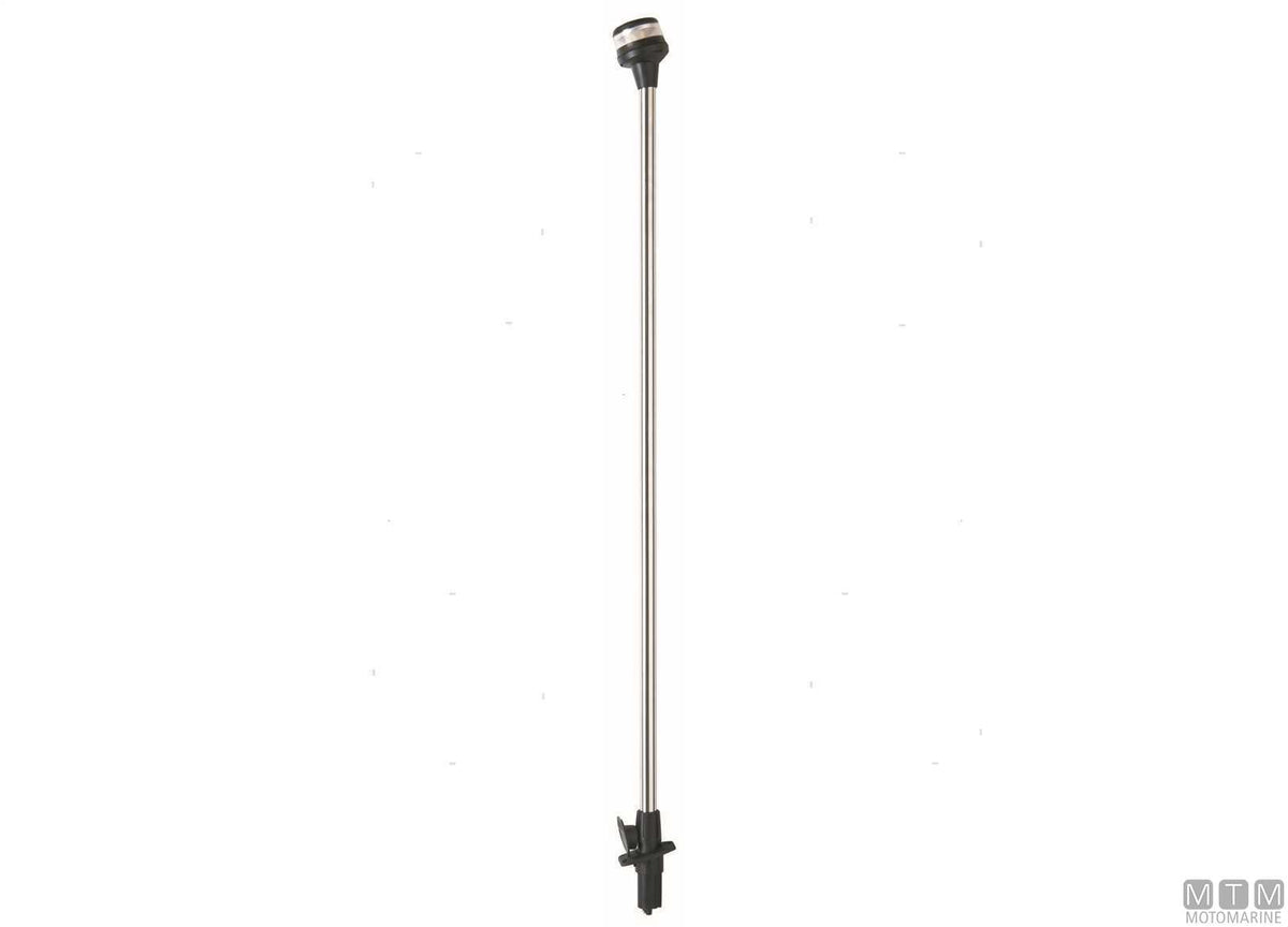FANALE DI VIA LED 360 BIANCO SU ASTA ESTRAIBILE CORPO BIANCO H60CM