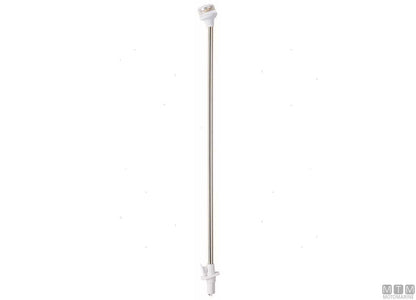 FANALE DI VIA LED 360 BIANCO SU ASTA ESTRAIBILE CORPO BIANCO H100CM