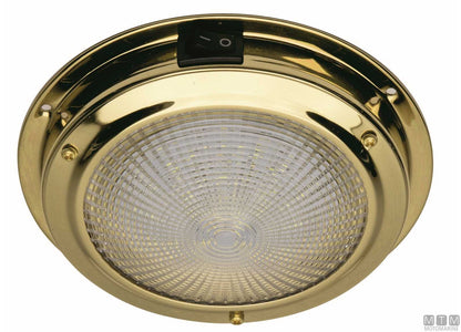 PLAFONIERA LED CLASSIC OTTONE LUCIDO D107MM