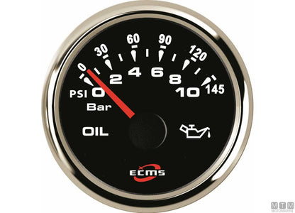 INDICATORE TEMPERATURA BLACK/CHROME