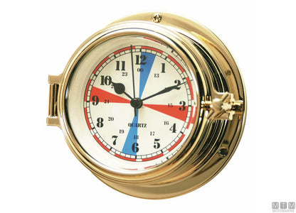 OROLOGIO CLASSE D120MM CASSA IN OTTONE LUCIDATO
