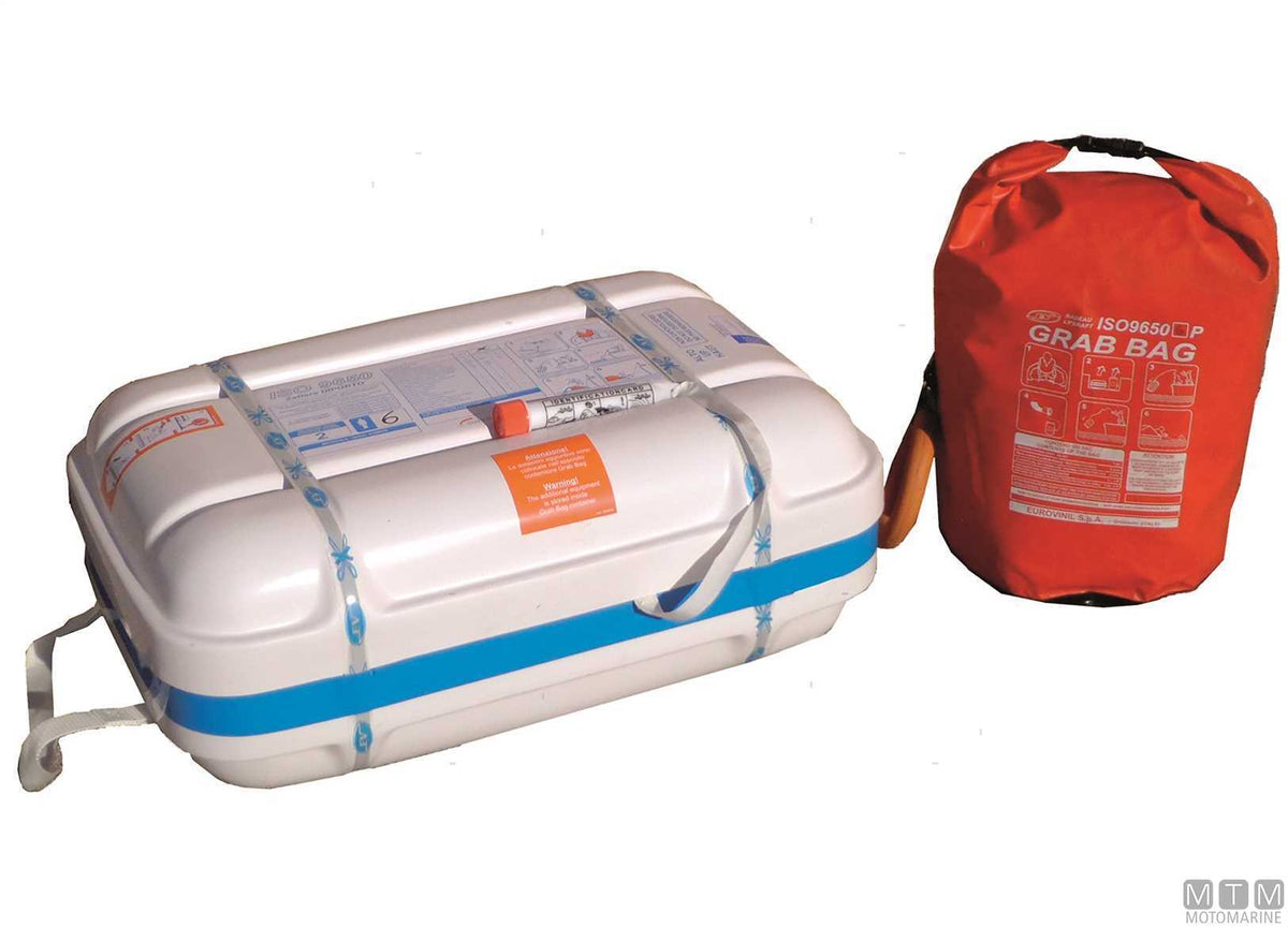 ZATTERA DI SALVATAGGIO EV OCEANDRY 9650 BAG ITALIA CONTAINER ABS 6P