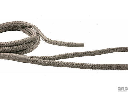 TRECCIA ORMEGGIO GRIGIA CON GASSA 75CM D28MM 16M