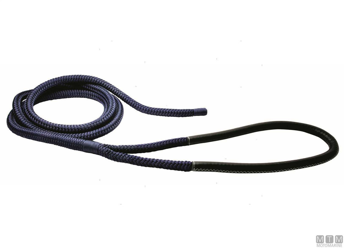 TRECCIA ORMEGGIO BLU CON GASSA 75CM D24MM 16M