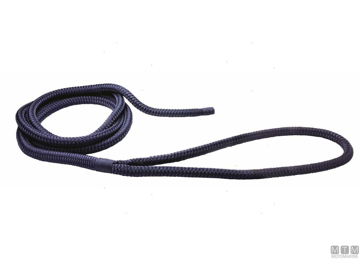 TRECCIA ORMEGGIO BLU CON GASSA 75CM D28MM 16M