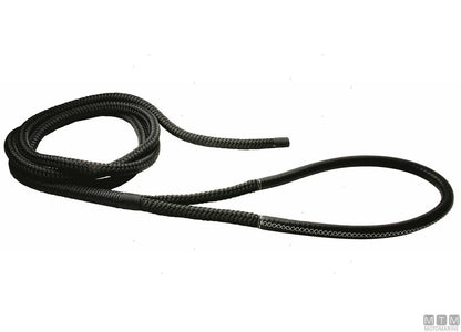 TRECCIA ORMEGGIO NERA CON GASSA 75CMD28MM 20M