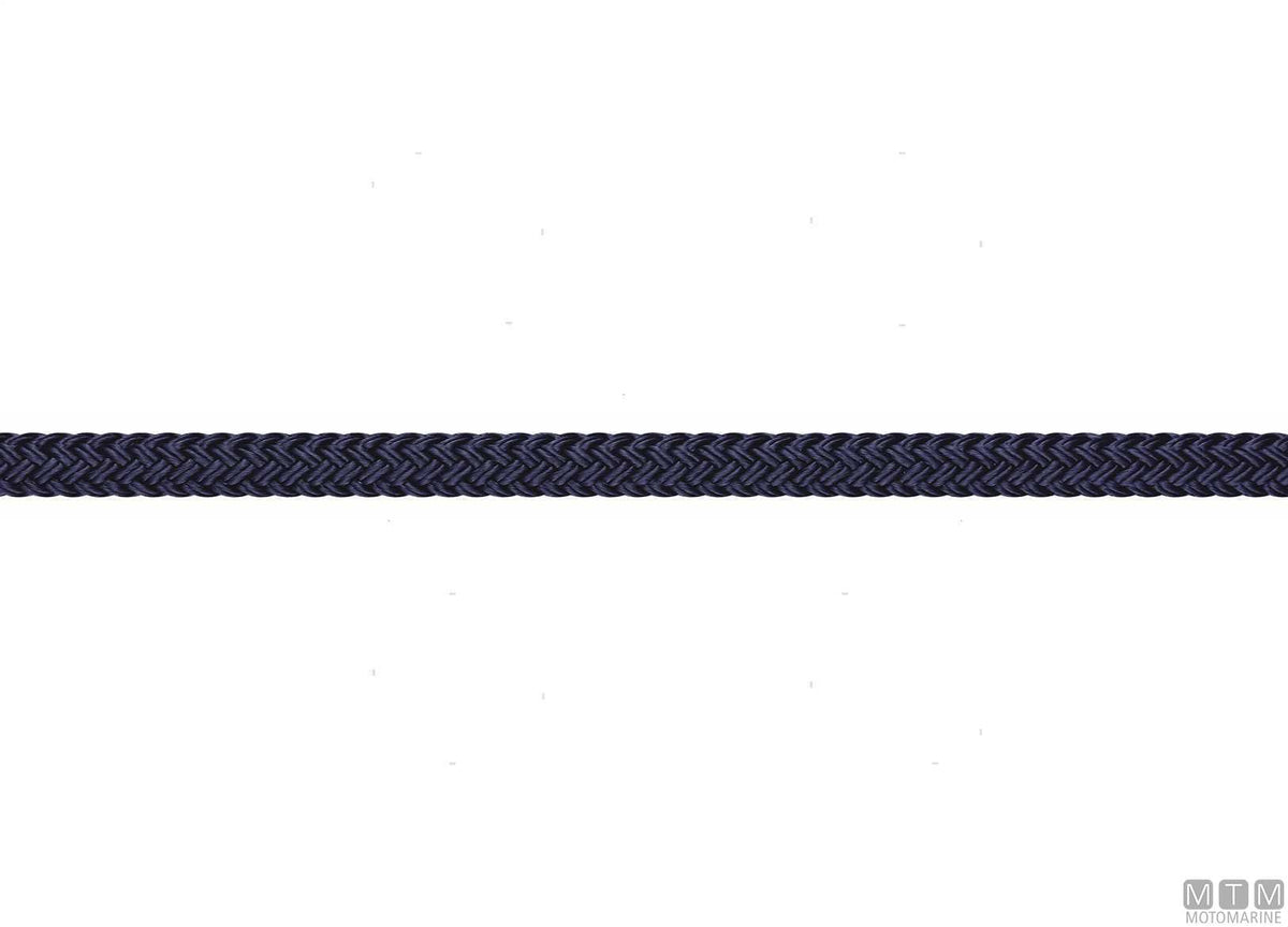 TRECCIA ORMEGGIO LIROS PORTO BLU NAVY IN POLIESTERE D14MM 150M