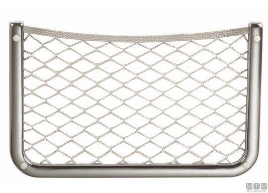 RETE PORTAOGGETTI 34X22CM IN OTTONE CROMATO